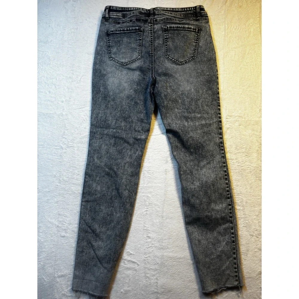 EST 1946 Denim Jeans Womens Size 12 Stonewash‎ Hi Rise Casual Distressed